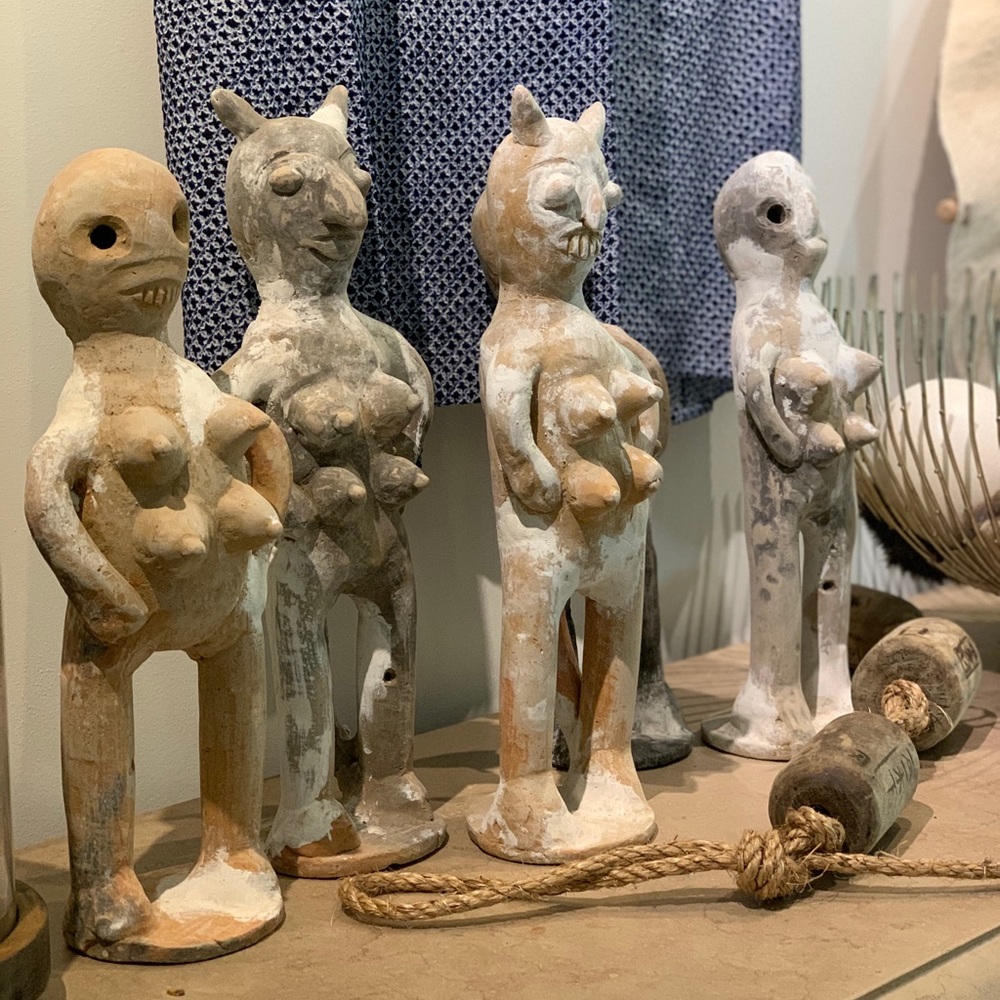 Clay sculptures by Serapio Medrano